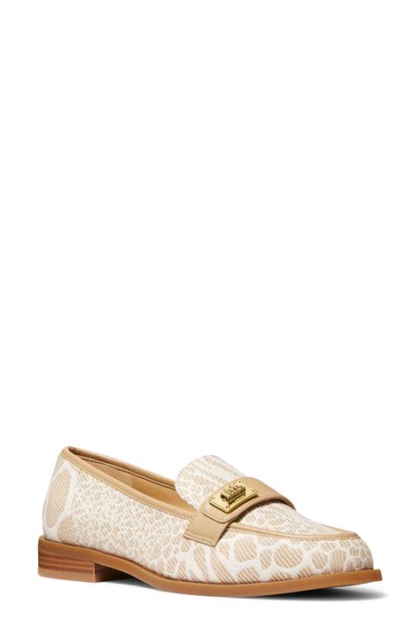 michael kors padma animal loafers.